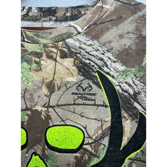 Realtree Bone Collector Shirt Real Tree Xtra Green Camo Graphic Tee XL - Picture 4 of 10